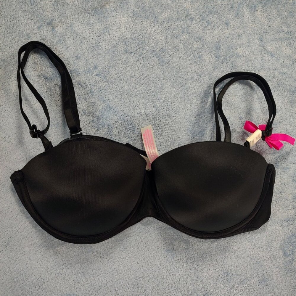 PINK VICTORIA'S SECRET Wear Everywhere Push-Up Multi-Way Bra 34C NEW